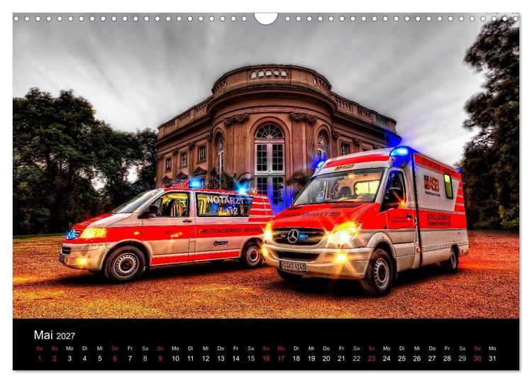 Produktbild: Einsatzfahrzeuge (Wandkalender 2027 DIN A3 quer), CALVENDO Monatskalender