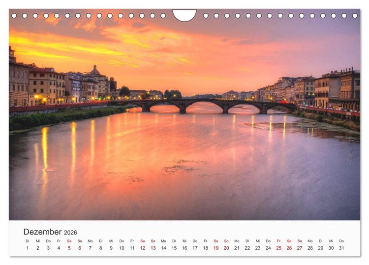 Produktbild: Toskana - idyllische Landschaft (Wandkalender 2026 DIN A4 quer), CALVENDO Monatskalender