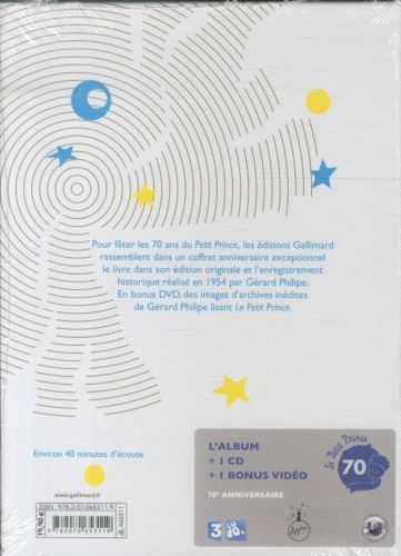 Produktbild: Le petit prince. Der kleine Prinz, 1 Audio-CD u. Buch, franz&ouml;sische Version,1 Audio-CD + Buch