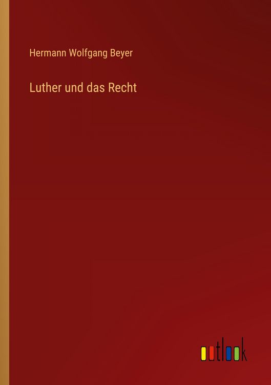 Produktbild: Luther und das Recht