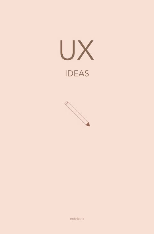 Produktbild: UX - Das Notizbuch f&uuml;r UX Themen und Ideen: Wireframing und Prototyping | ca. a5 | 120 gepunktete Seiten