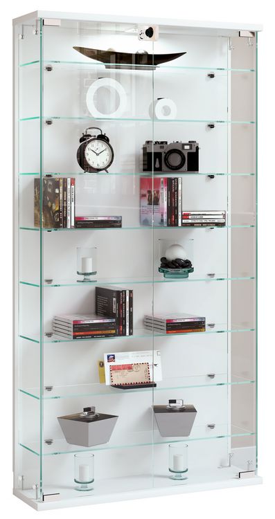 Produktbild: Wandvitrine H&auml;ngevitrine Glasvitrine Relas L