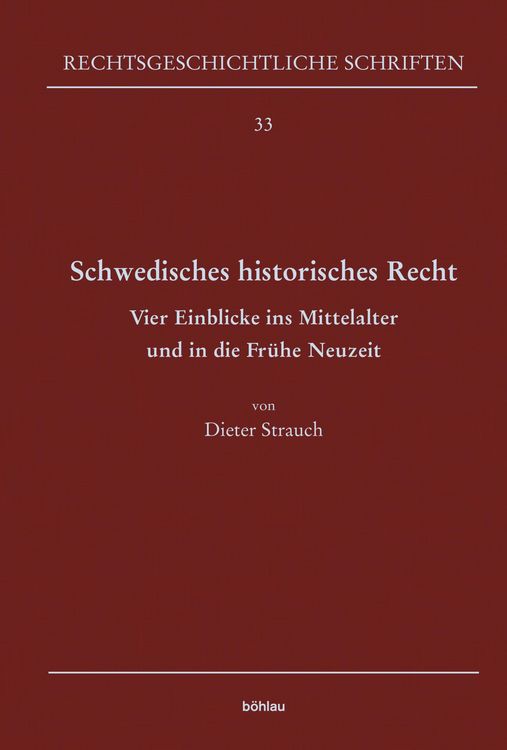 Produktbild: Schwedisches historisches Recht