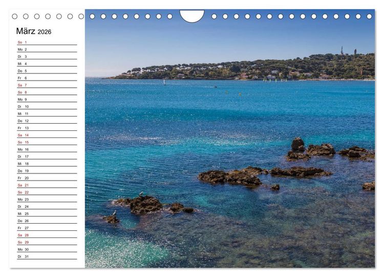 Produktbild: ANTIBES Idyllische Impressionen (Wandkalender 2026 DIN A4 quer), CALVENDO Monatskalender