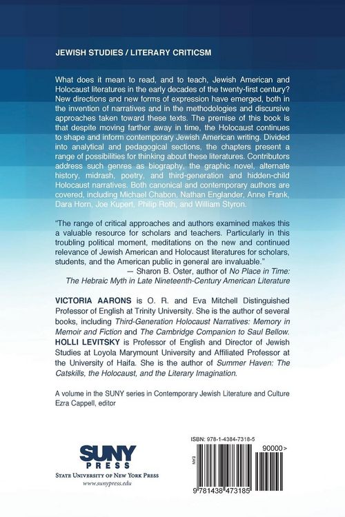 Produktbild: New Directions in Jewish American and Holocaust Literatures