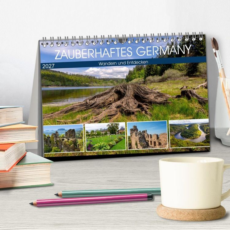 Produktbild: Zauberhaftes Germany (Tischkalender 2027 DIN A5 quer), CALVENDO Monatskalender