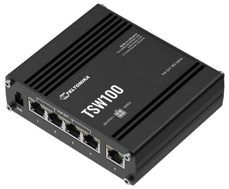 Produktbild: Teltonika TSW100010000 TSW100 Ethernet Switch