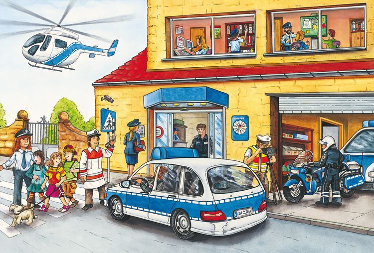 Produktbild: Feuerwehr und Polizei (Kinderpuzzle)