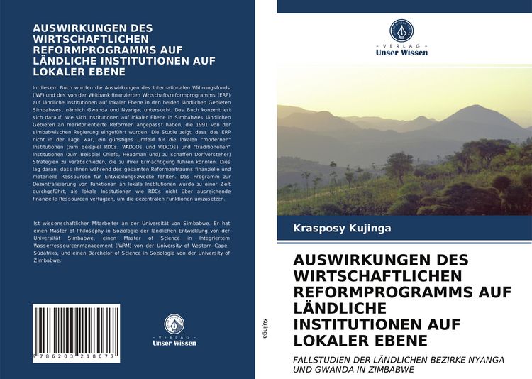 Produktbild: Auswirkungen des Wirtschaftlichen Reformprogramms Auf L&auml;ndliche Institutionen Auf Lokaler Ebene