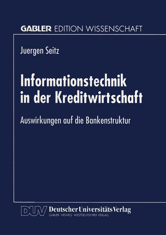 Produktbild: Informationstechnik in der Kreditwirtschaft