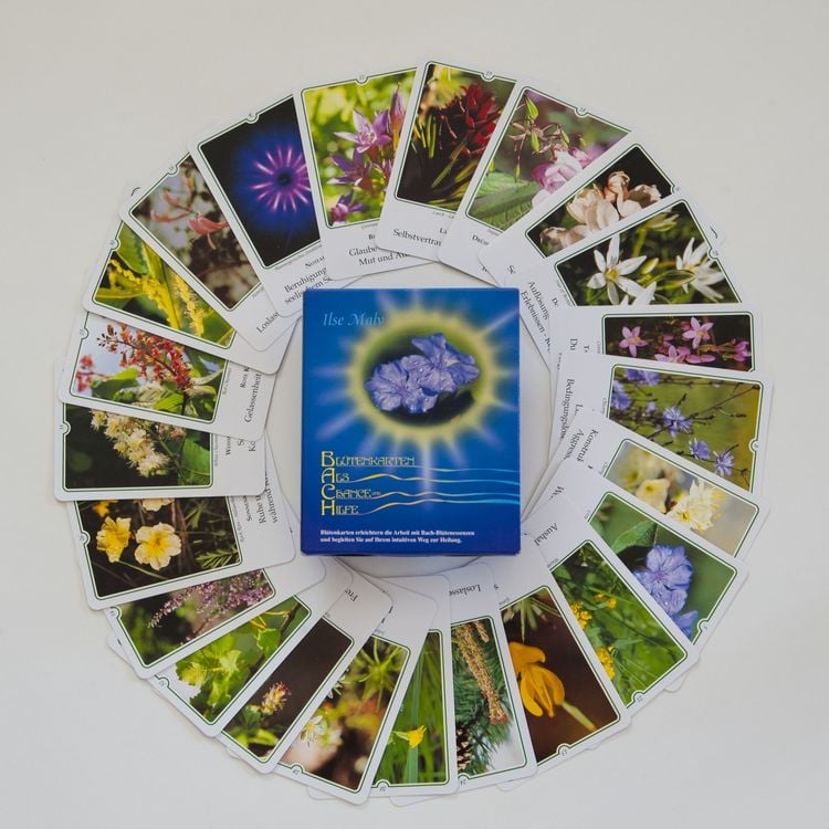 Produktbild: Bachbl&uuml;ten-Karten. Bl&uuml;tenkarten als Chance und Hilfe