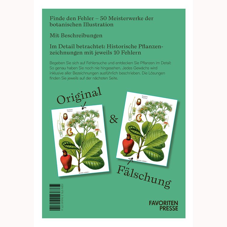 Produktbild: Finde den Fehler &ndash; 50 Botanische Illustrationen