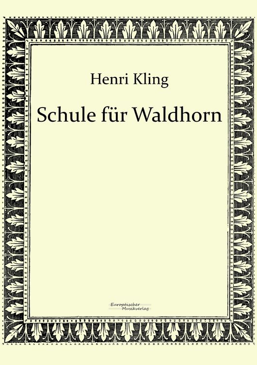 Produktbild: Schule f&uuml;r Waldhorn