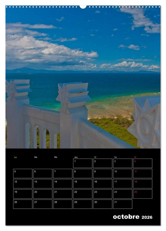 Produktbild: Paysages cal&eacute;doniens (Calendrier mural 2026 DIN A2 horizontal) calendrier de bureau