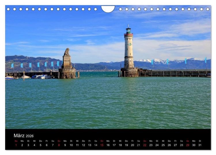 Produktbild: Bodensee (Wandkalender 2026 DIN A4 quer), CALVENDO Monatskalender