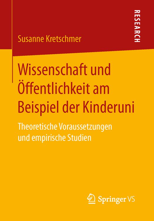 Produktbild: Wissenschaft und &Ouml;ffentlichkeit am Beispiel der Kinderuni