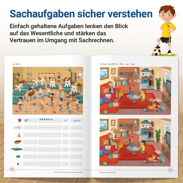 Produktbild: Das &Uuml;bungsheft Sachrechnen Mathematik 1/2
