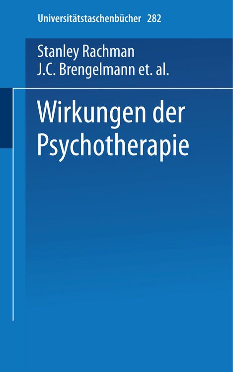 Produktbild: Wirkungen der Psychotherapie