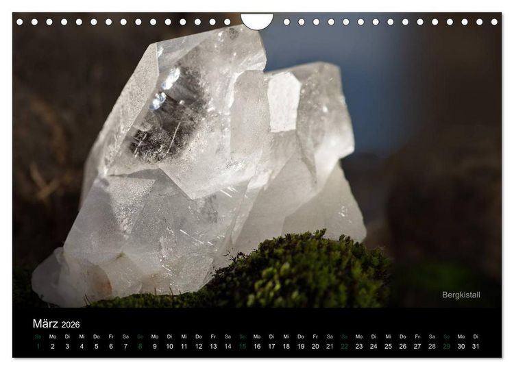 Produktbild: Edelsteine. Wunder der Natur (Wandkalender 2026 DIN A4 quer), CALVENDO Monatskalender