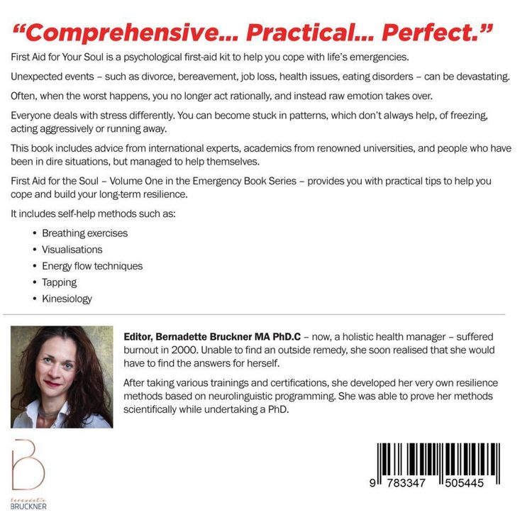 Produktbild: First Aid for the Soul