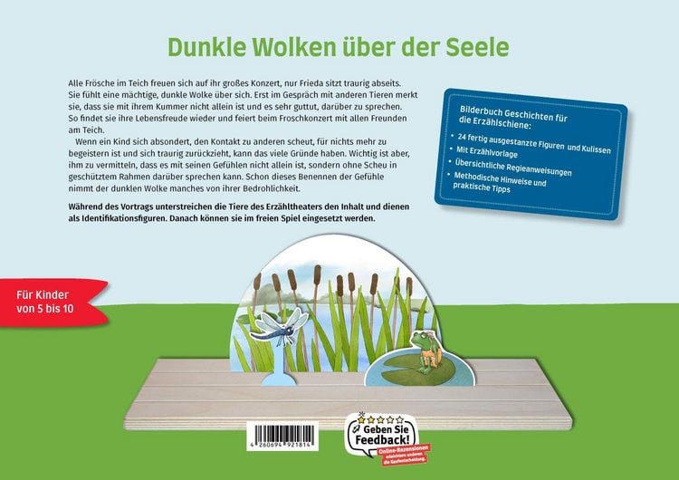 Produktbild: Frieda: Mit deiner dunklen Wolke bist du nicht allein! Erz&auml;hlschienen-Figurenset
