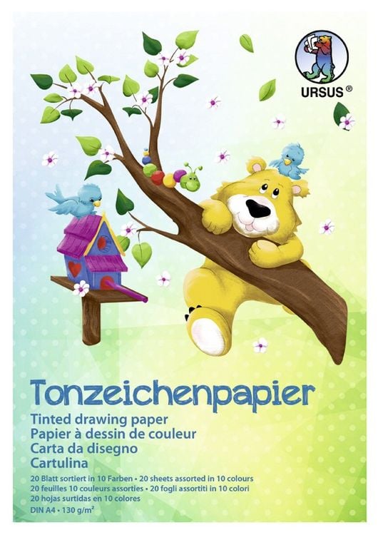Produktbild: Tonzeichenpapier-Block, DIN A4