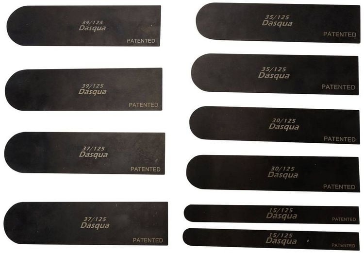 Produktbild: Dasqua 1801-0110-A Premium-Magnet-Parallel-Set mit Griff Produktabmessung, L&auml;nge: 125mm