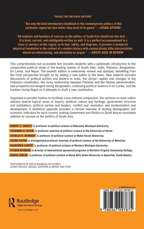 Produktbild: Government and Politics in South Asia