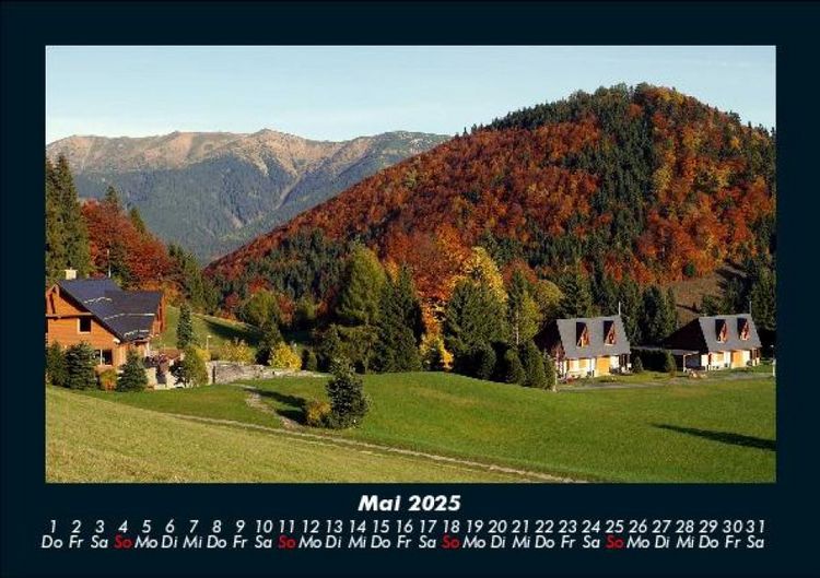 Produktbild: Landschaftskalender 2025 Fotokalender DIN A5