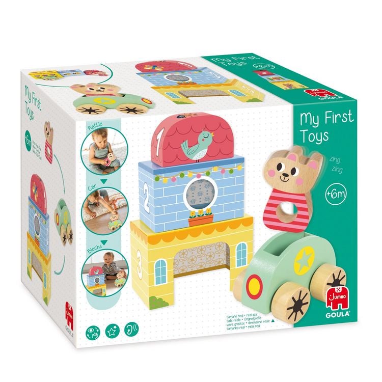 Produktbild: Goula 1110100487 - My First Toys, Mein erstes Spielzeug, Motorikspielzeug ab 6 Monaten