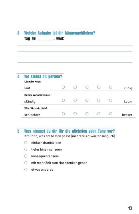 Produktbild: Journal Heft - Reset f&uuml;r deinen Kopf - Wer bist du ohne Handy?