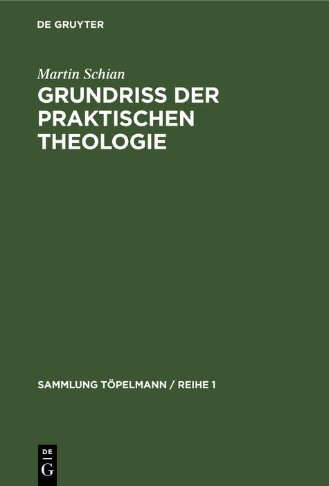 Produktbild: Grundriss der praktischen Theologie
