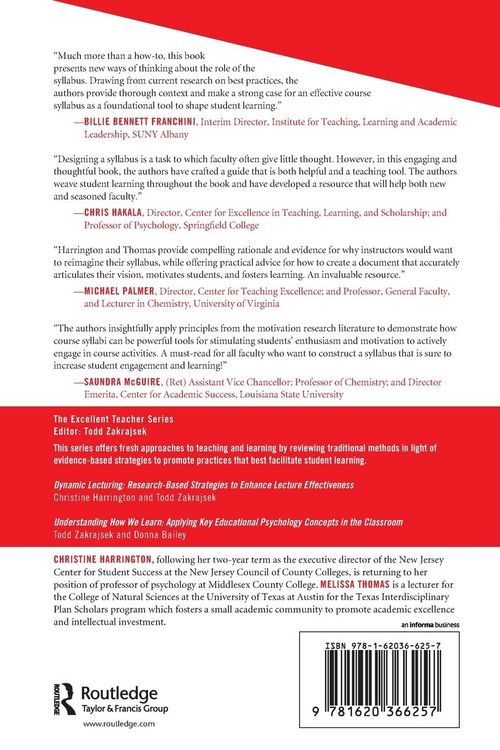 Produktbild: Designing a Motivational Syllabus