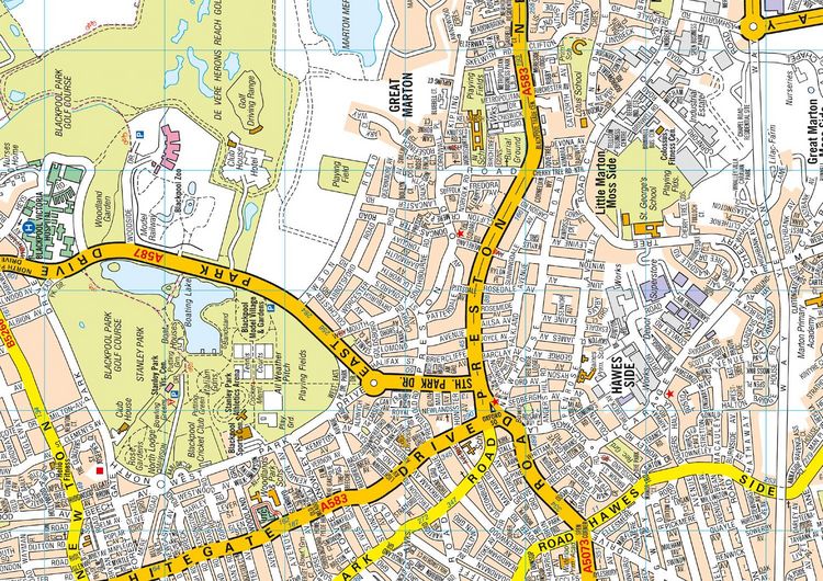 Produktbild: Blackpool A-Z Pocket Street Map