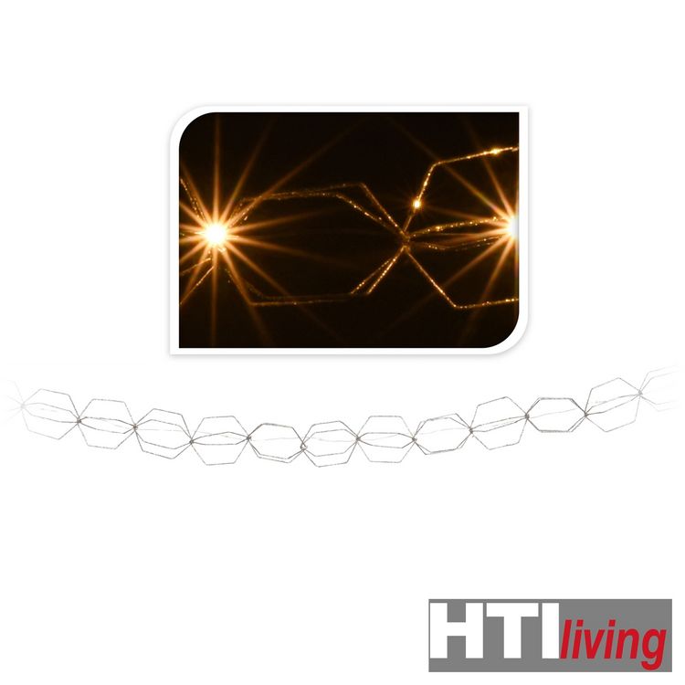 Produktbild: Koopman Girlande 20 LED 190 cm, 3-fach sortiert Girlande 20 LED 190 cm, 3-fach sortiert
