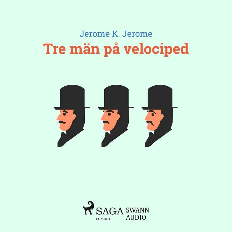 Produktbild: Tre m&auml;n p&aring; velociped