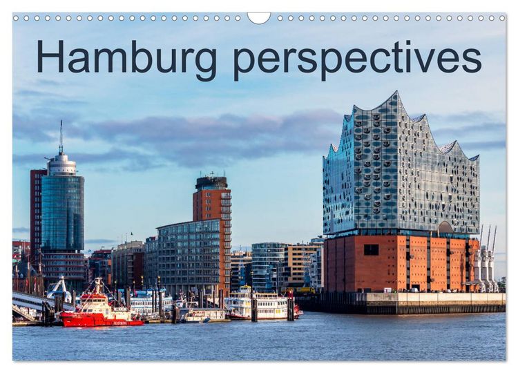 Produktbild: Hamburg perspectives (Wall Calendar 2026 DIN A3 landscape), CALVENDO 12 Month Wall Calendar