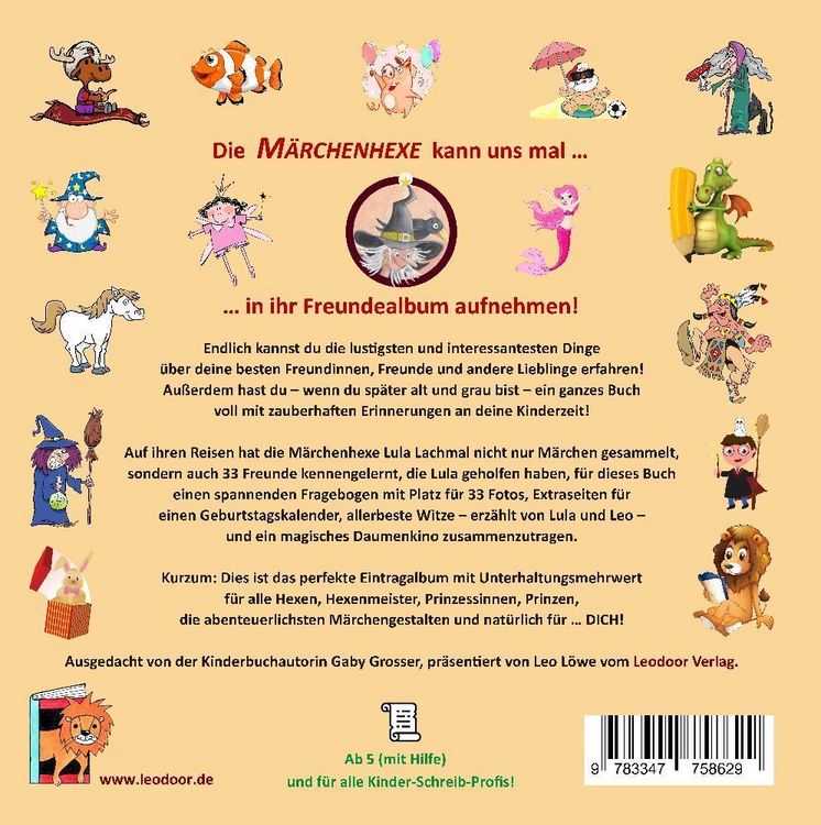 Produktbild: Die M&Auml;RCHENHEXE kann uns mal &hellip; in ihr Freundealbum aufnehmen!