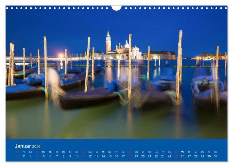 Produktbild: Mein lautloses Venedig (Wandkalender 2026 DIN A3 quer), CALVENDO Monatskalender