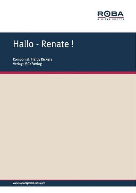 Produktbild: Hallo - Renate !