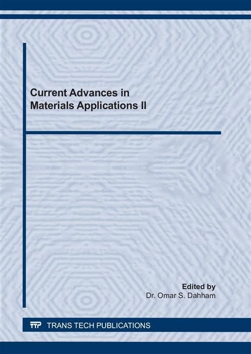 Produktbild: Current Advances in Materials Applications II
