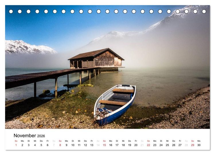 Produktbild: Tirol &ndash; Impressionen aus dem Alpenland (Tischkalender 2026 DIN A5 quer), CALVENDO Monatskalender