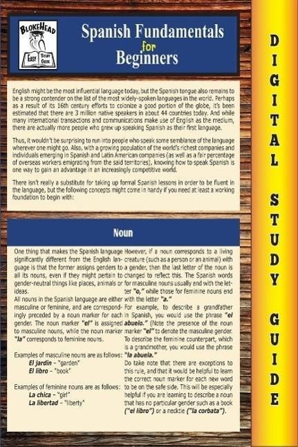 Produktbild: Spanish Fundamentals ( Blokehead Easy Study Guide)