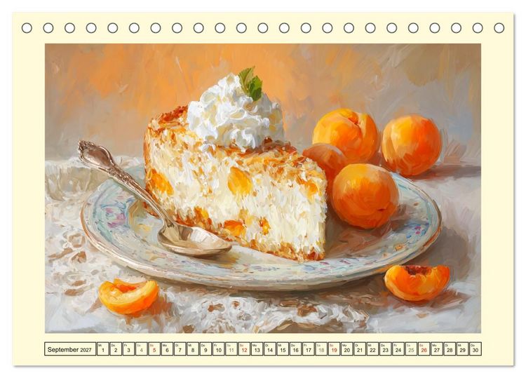 Produktbild: Pattiserie und Pinsel. Tortentr&auml;ume in kunstvoller &Ouml;loptik (Tischkalender 2027 DIN A5 quer), CALVENDO Monatskalender