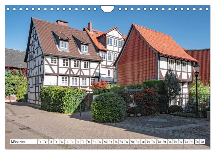 Produktbild: Wolfenb&uuml;ttel - Historisches Fachwerk (Wandkalender 2026 DIN A4 quer), CALVENDO Monatskalender