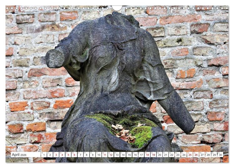 Produktbild: Alte Grabdenkm&auml;ler (Wandkalender 2026 DIN A3 quer), CALVENDO Monatskalender