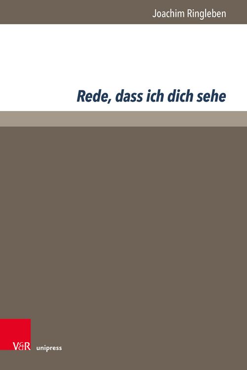 Produktbild: Rede, dass ich dich sehe