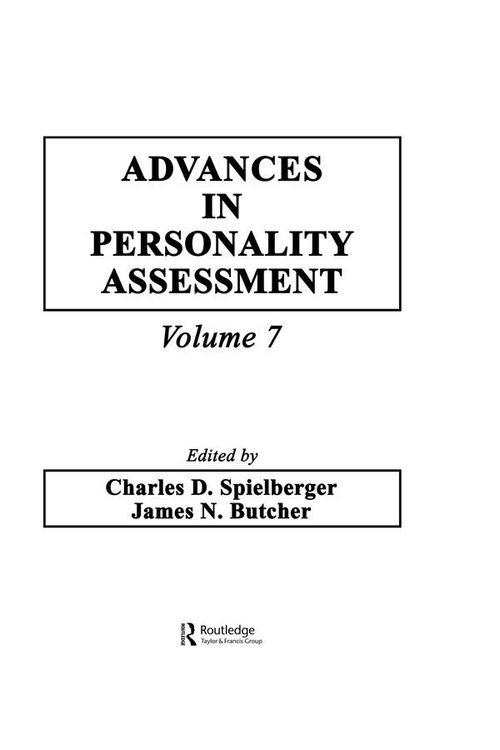 Produktbild: Advances in Personality Assessment