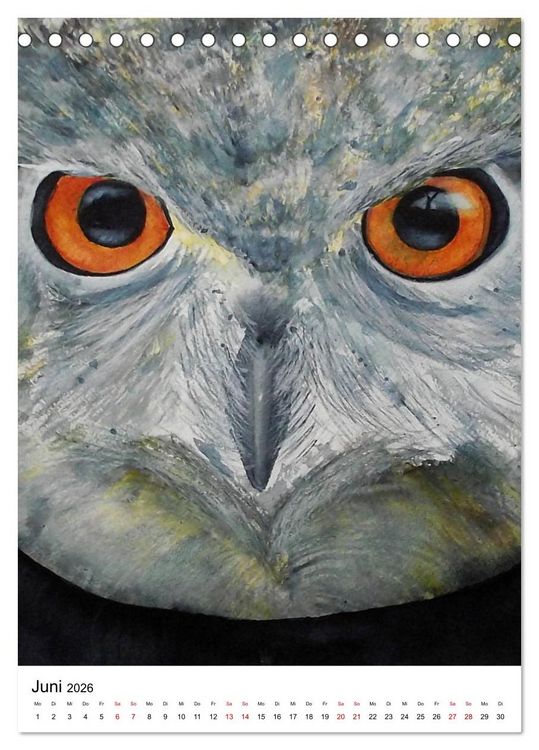 Produktbild: Tiere in Aquarell 2026 - von Ruth Trinczek (Tischkalender 2026 DIN A5 hoch), CALVENDO Monatskalender