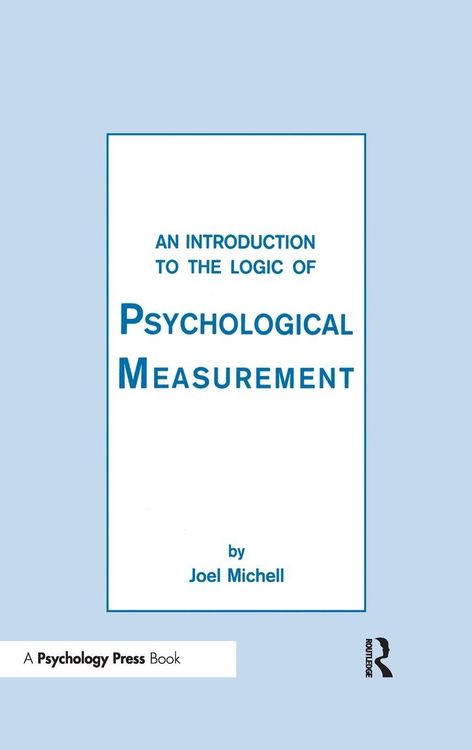 Produktbild: An Introduction To the Logic of Psychological Measurement
